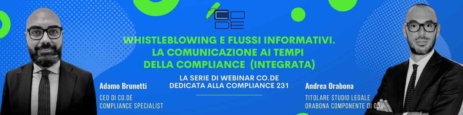 WHISTLEBLOWING E FLUSSI INFORMATIVI. LA COMUNICAZIONE AI TEMPI DELLA COMPLIANCE INTEGRATA