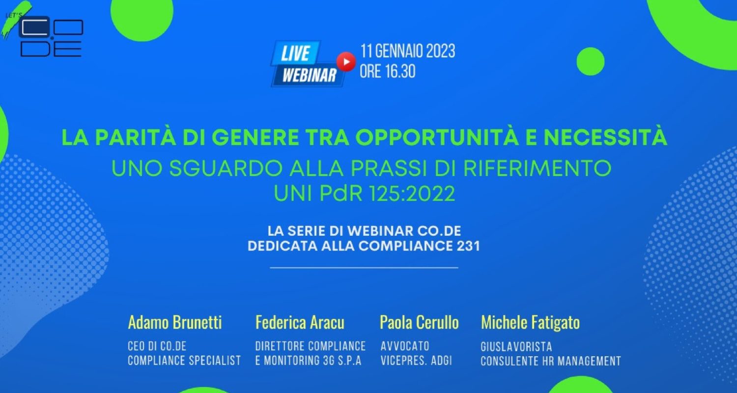 locandina webinar parità di genere 11.01.2023_